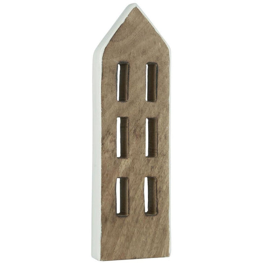 Hus i træ med hvide sider fra Ib Laursen