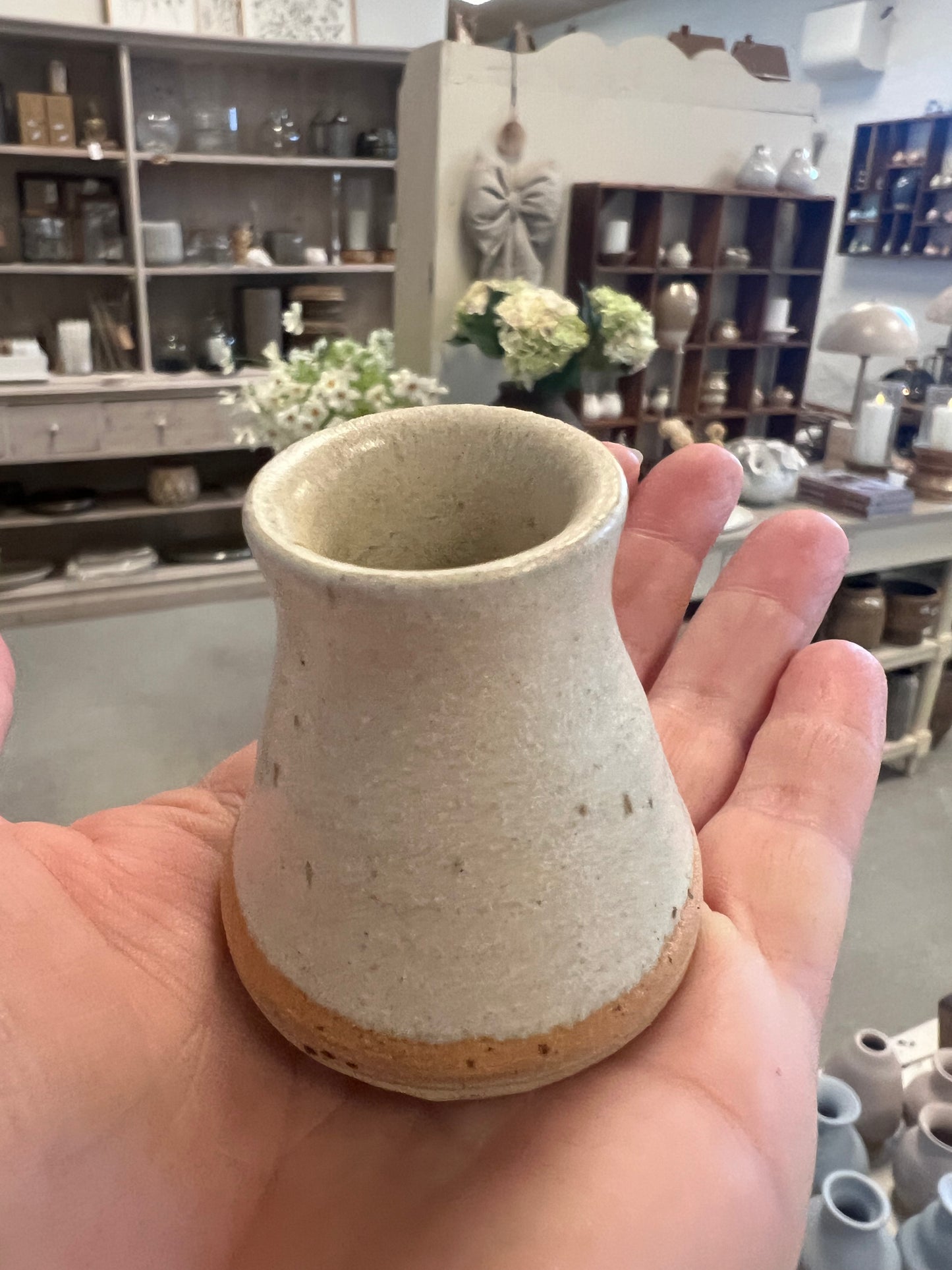 Lille keramik vase - Beige
