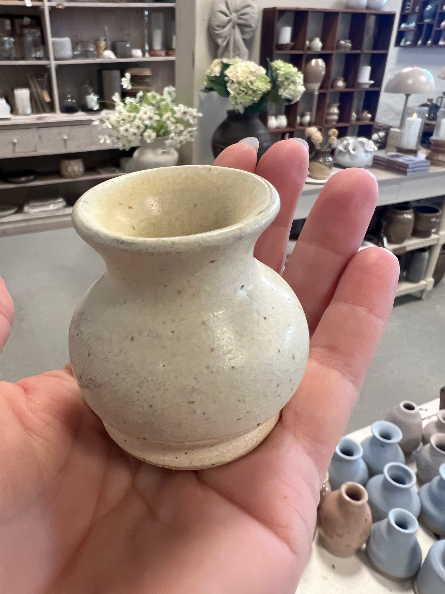 Lille keramik vase - Beige