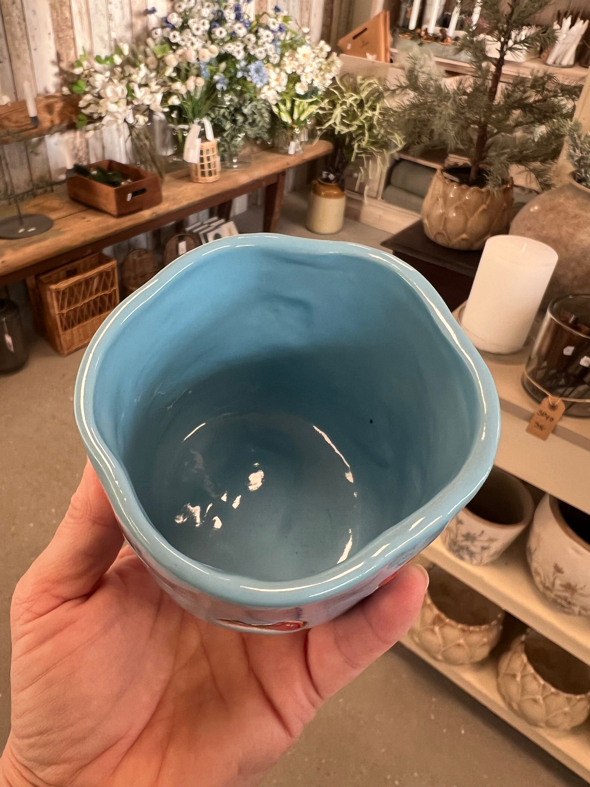 Krus med jordbær fra Handmade by Victoria Juul