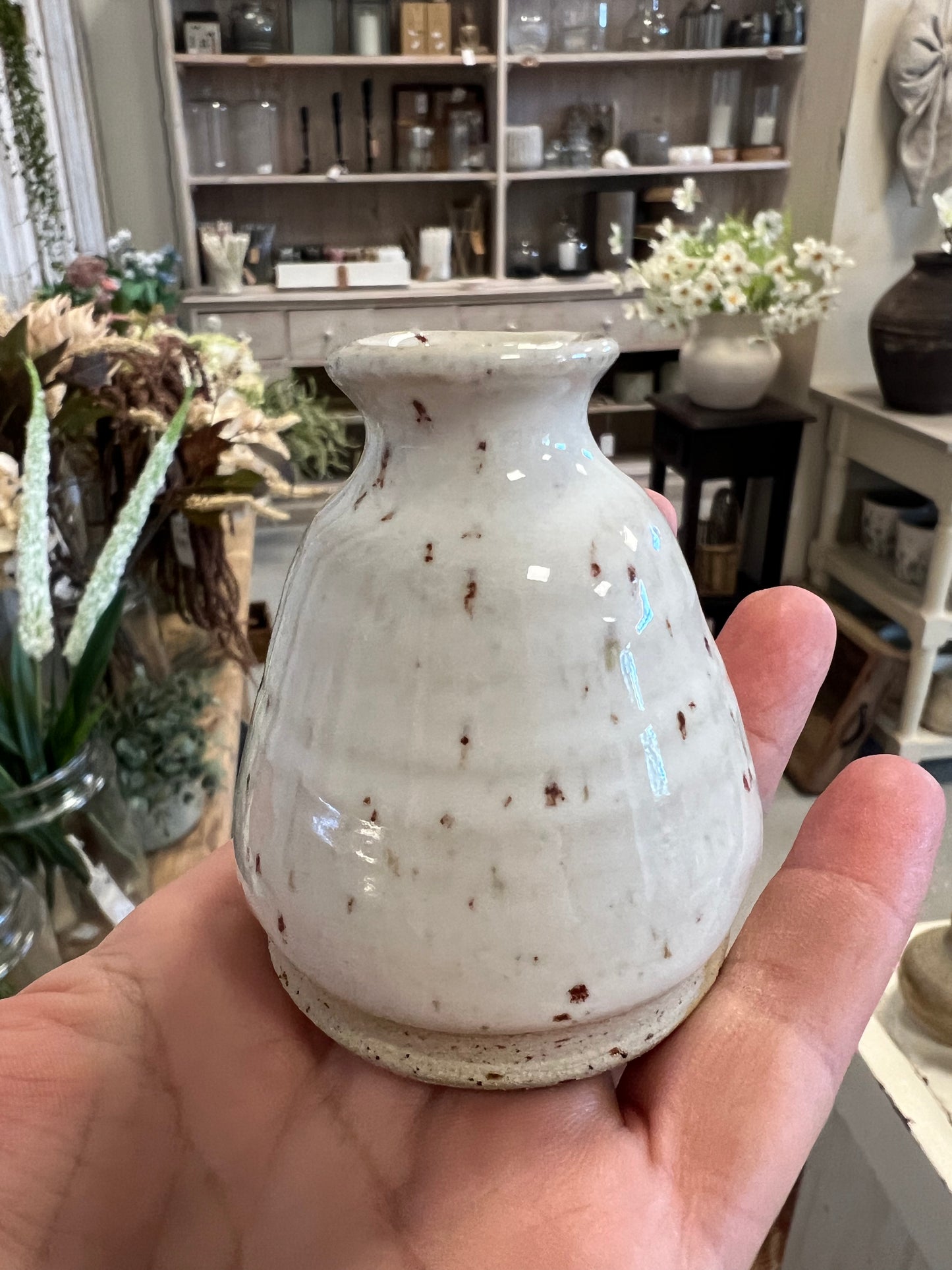 Lille keramik vase - Beige