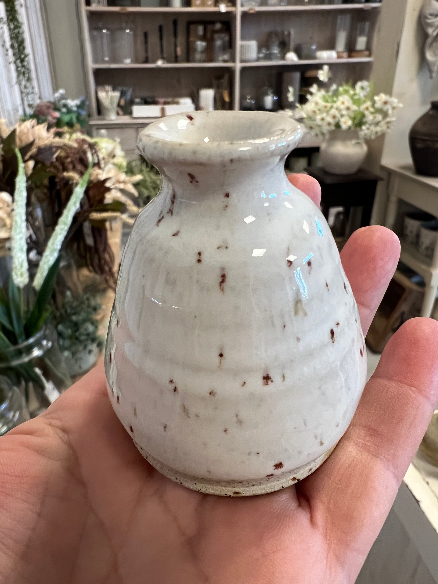 Lille keramik vase - Beige