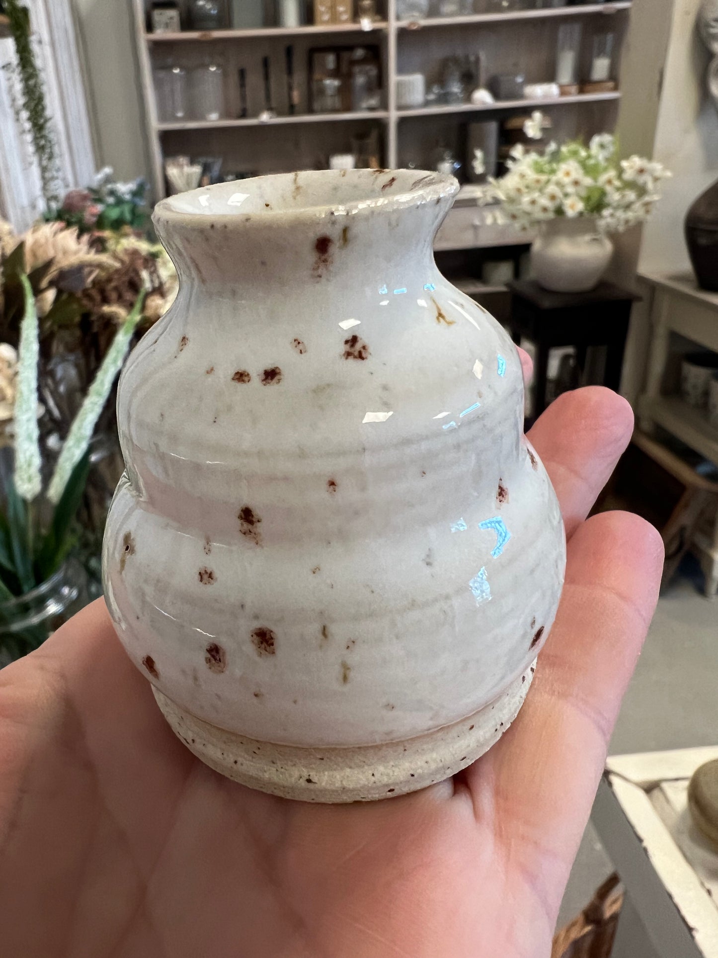 Lille keramik vase - Beige