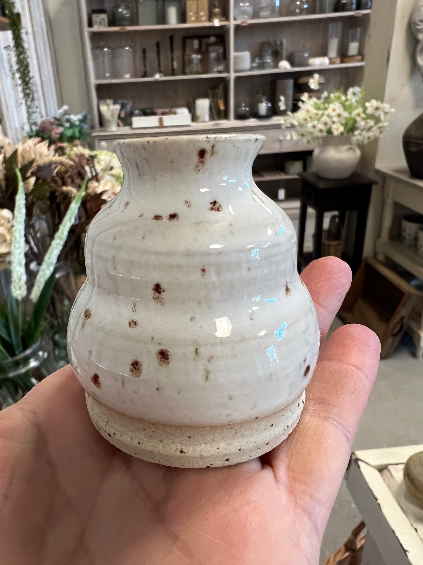 Lille keramik vase - Beige