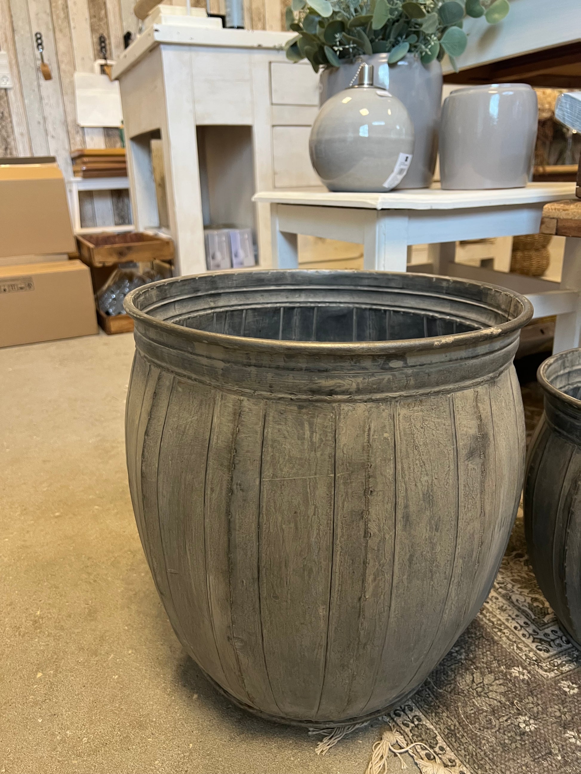Stor zink skjuler fra Chic Antique