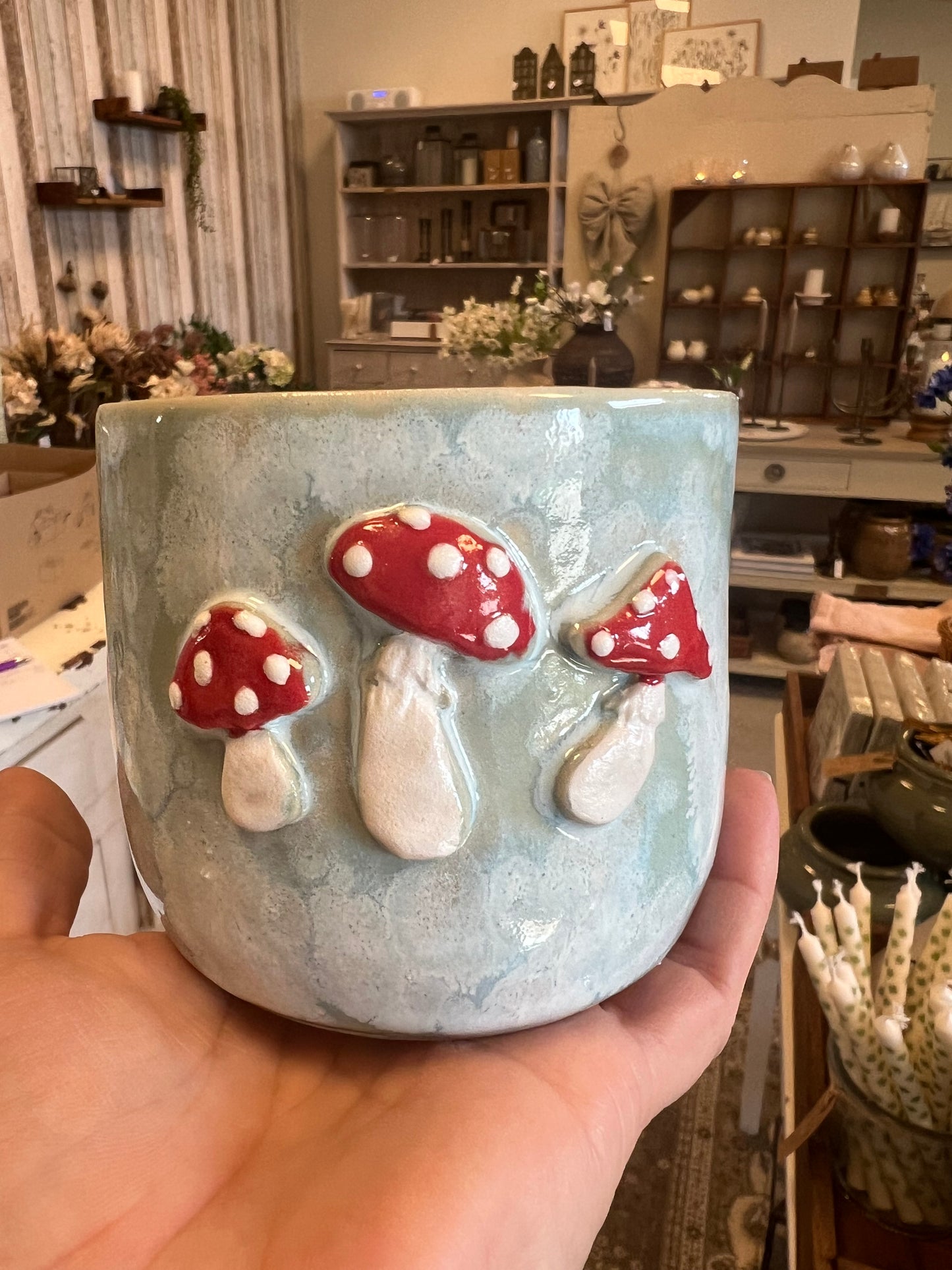 Krus uden hank fra Handmade by Victoria Juul