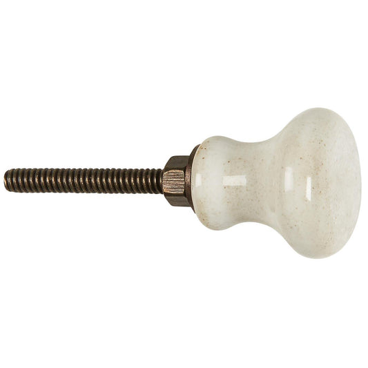 Hvidt rundt greb til skabe fra Ib Laursen