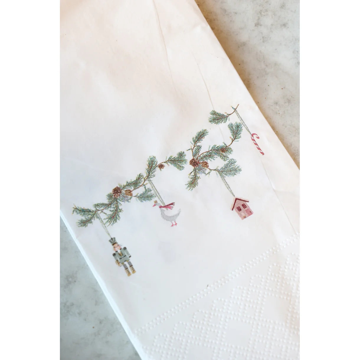 Nostalgisk juleserviet fra Chic Antique