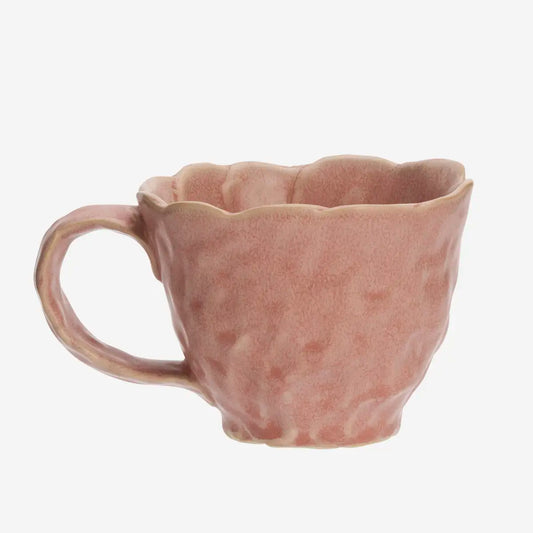 Stentøjskrus i lys rosa, lys gul og lys blå - Madam Stoltz