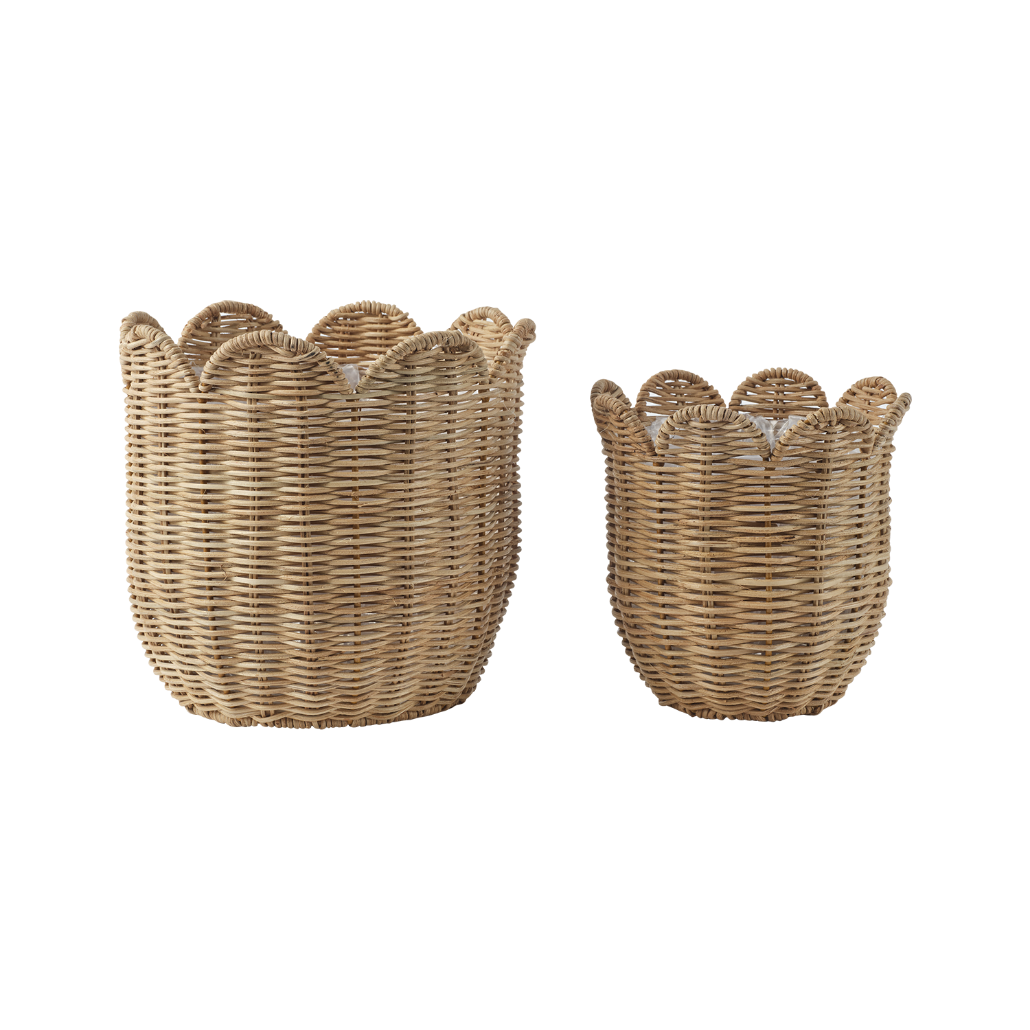 Plantekurv i rattan fra Affari of Sweden