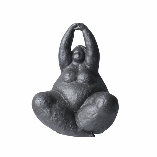 Kvinde figur i mørke grå fra Lauvring