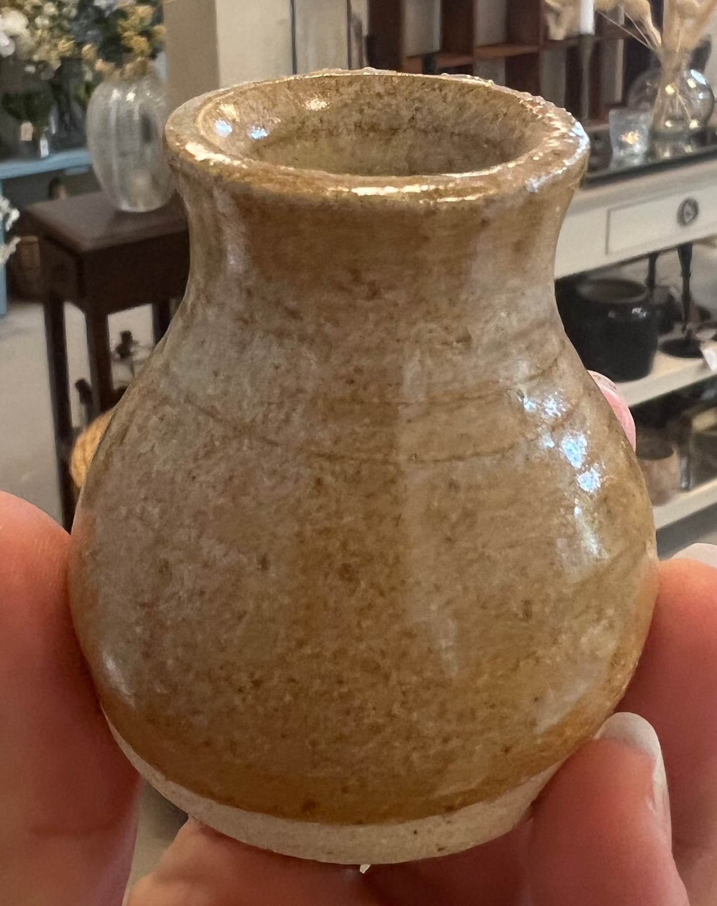 Lertøjs vase fra Vangs keramiske værksted