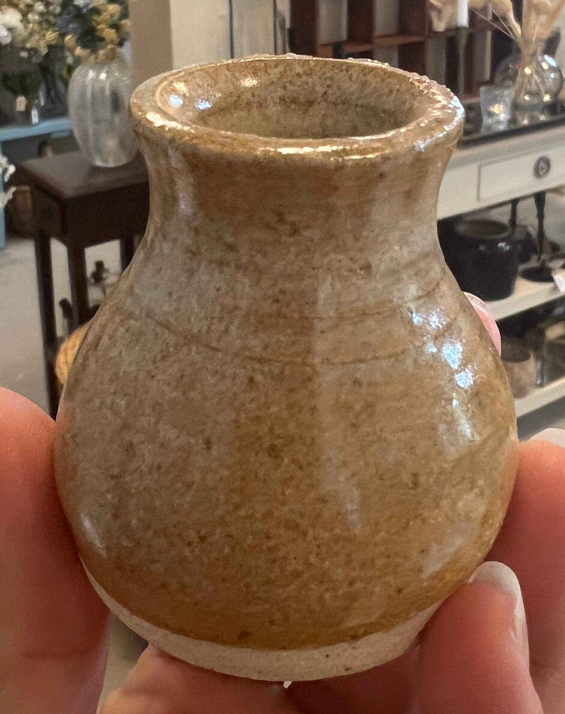 Lertøjs vase fra Vangs keramiske værksted