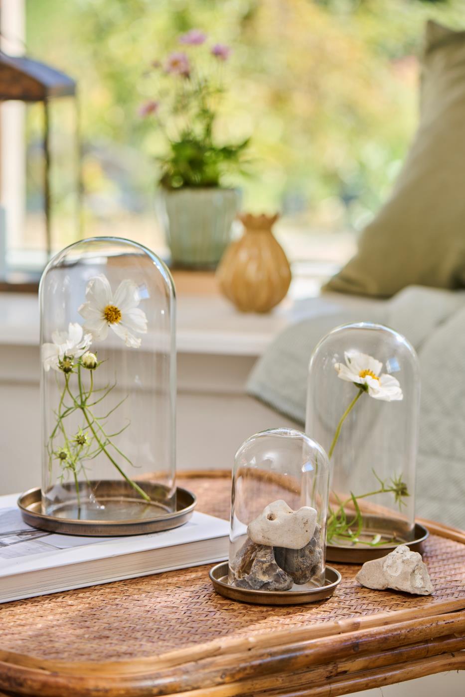 Lysbakke til glasklokke fra Ib Laursen