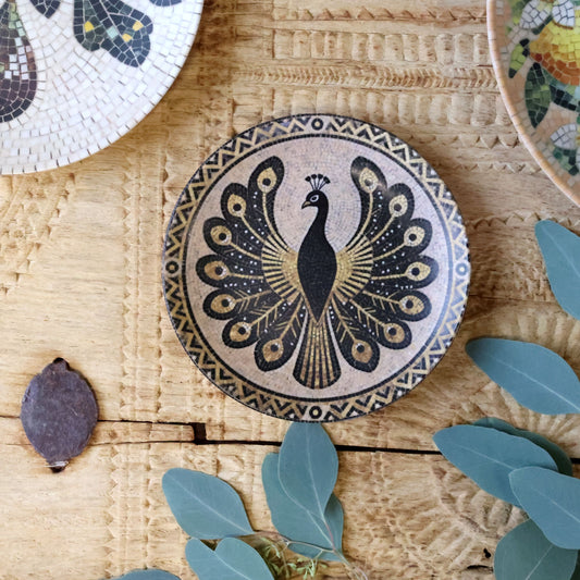 Lille fad med påfugl fra Chic Antique 