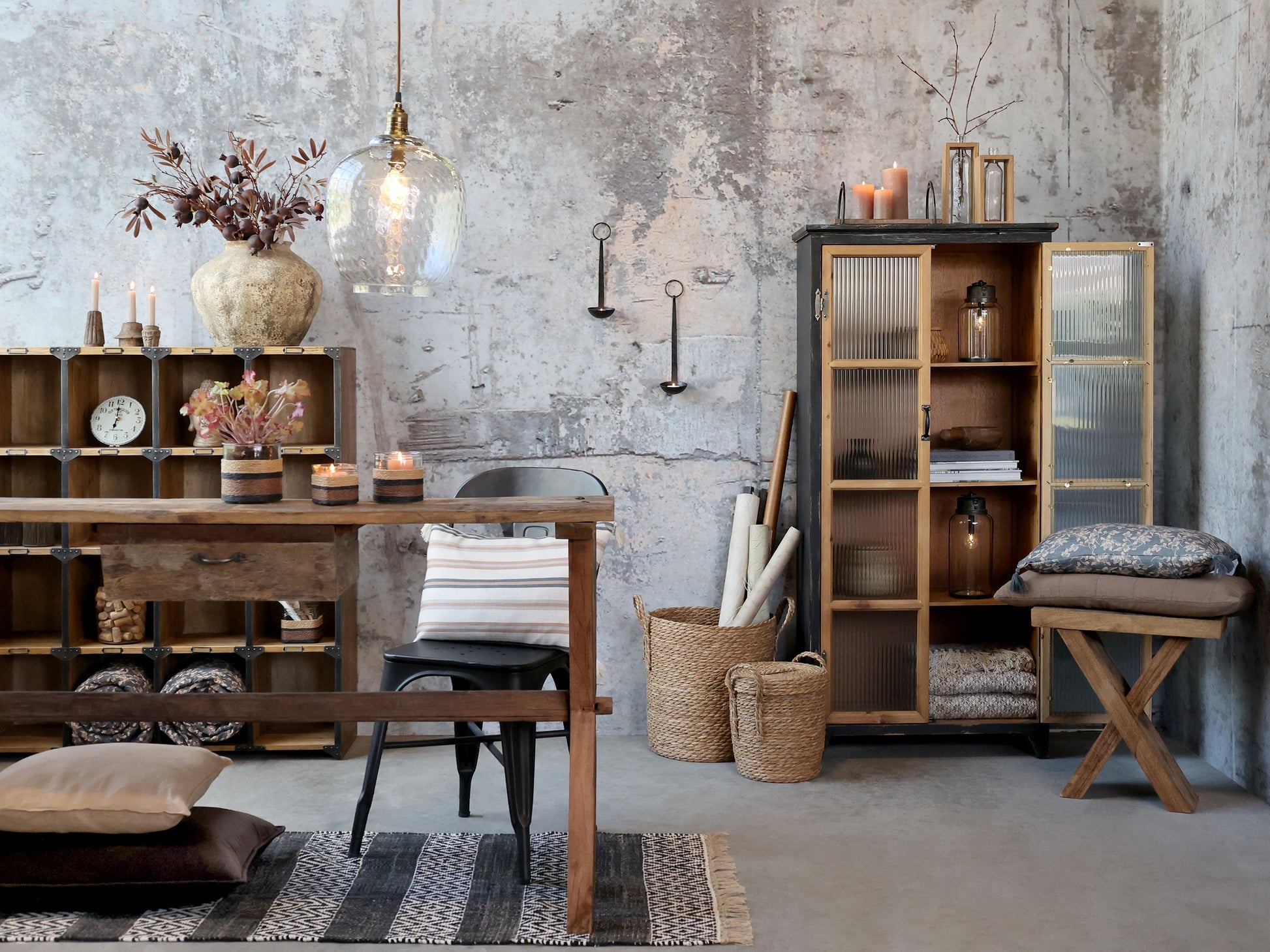 Lysestage i to størrelser fra Chic Antique