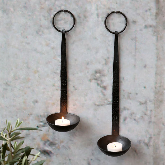 Jern lysestager fra Chic Antique