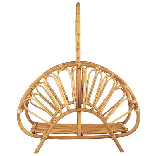 Magasinholder i rattan fra Ib Lausen