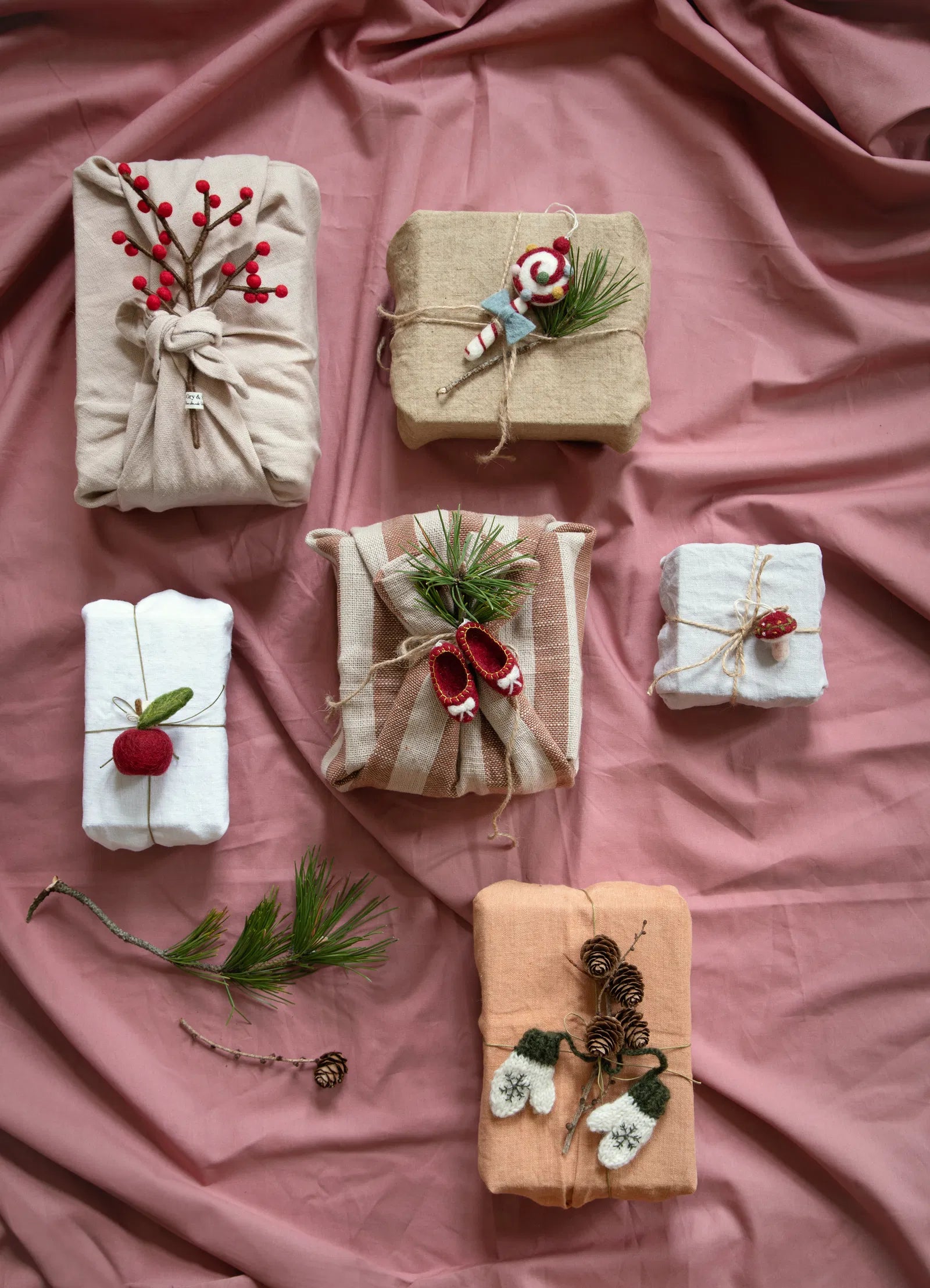 Pakkepynt fra Gry & Sif