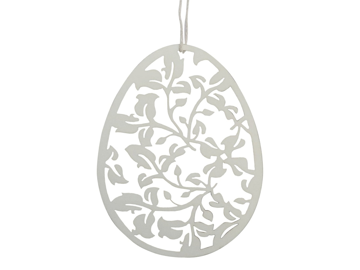 Påske æg i hvid papirklip med mønster fra Chic Antique