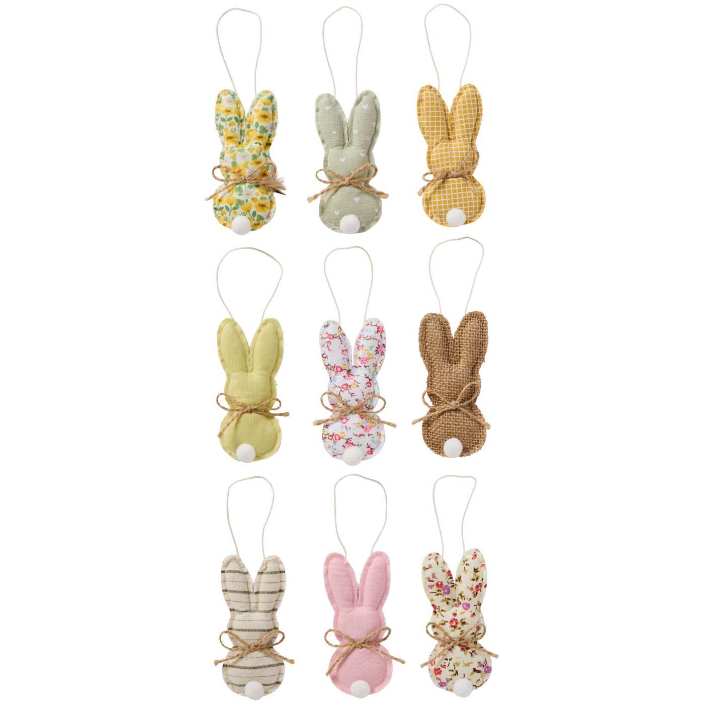 Påskeharer i forskellige farver fra Ib Laursen