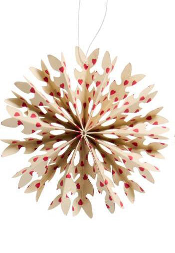 Snefnug med hjerter fra Ib Laursen