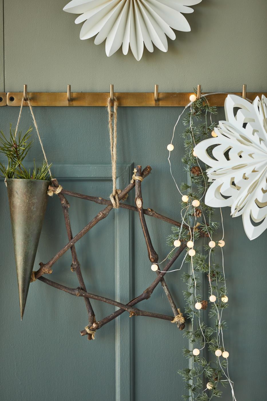 Stjerne af grene fra Ib Laursen