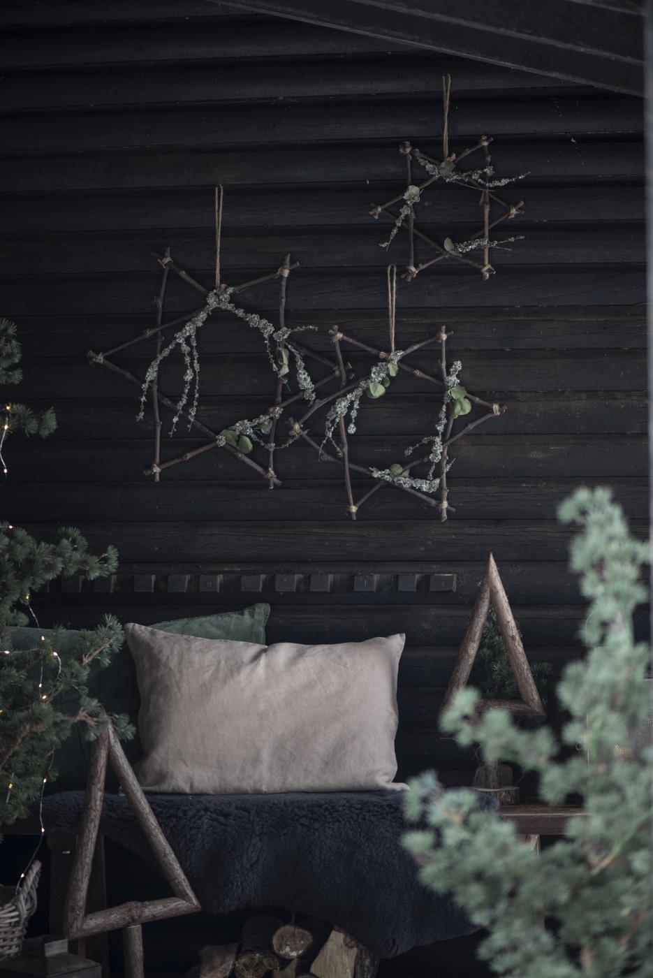 Julestjerne af grene Ib Laursen