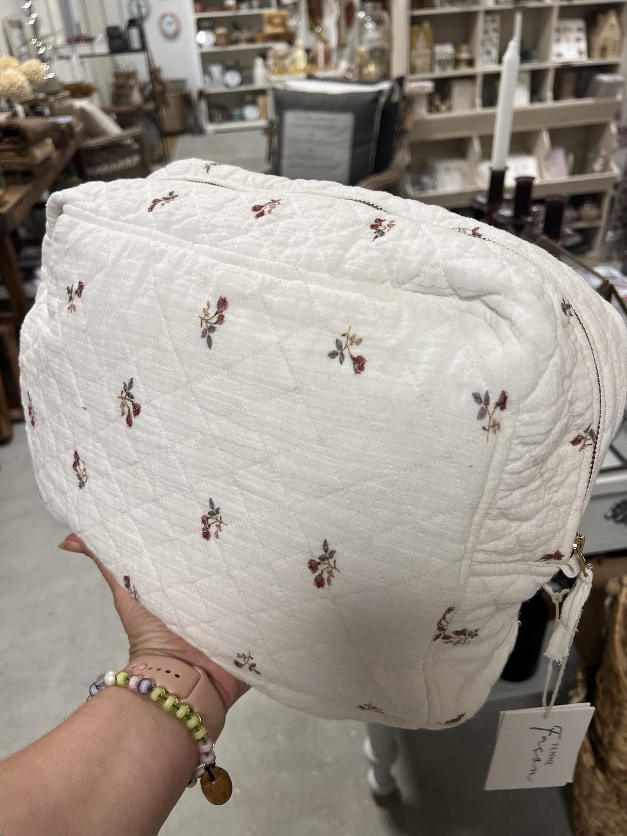 Stof toilettaske fra Femme Facon