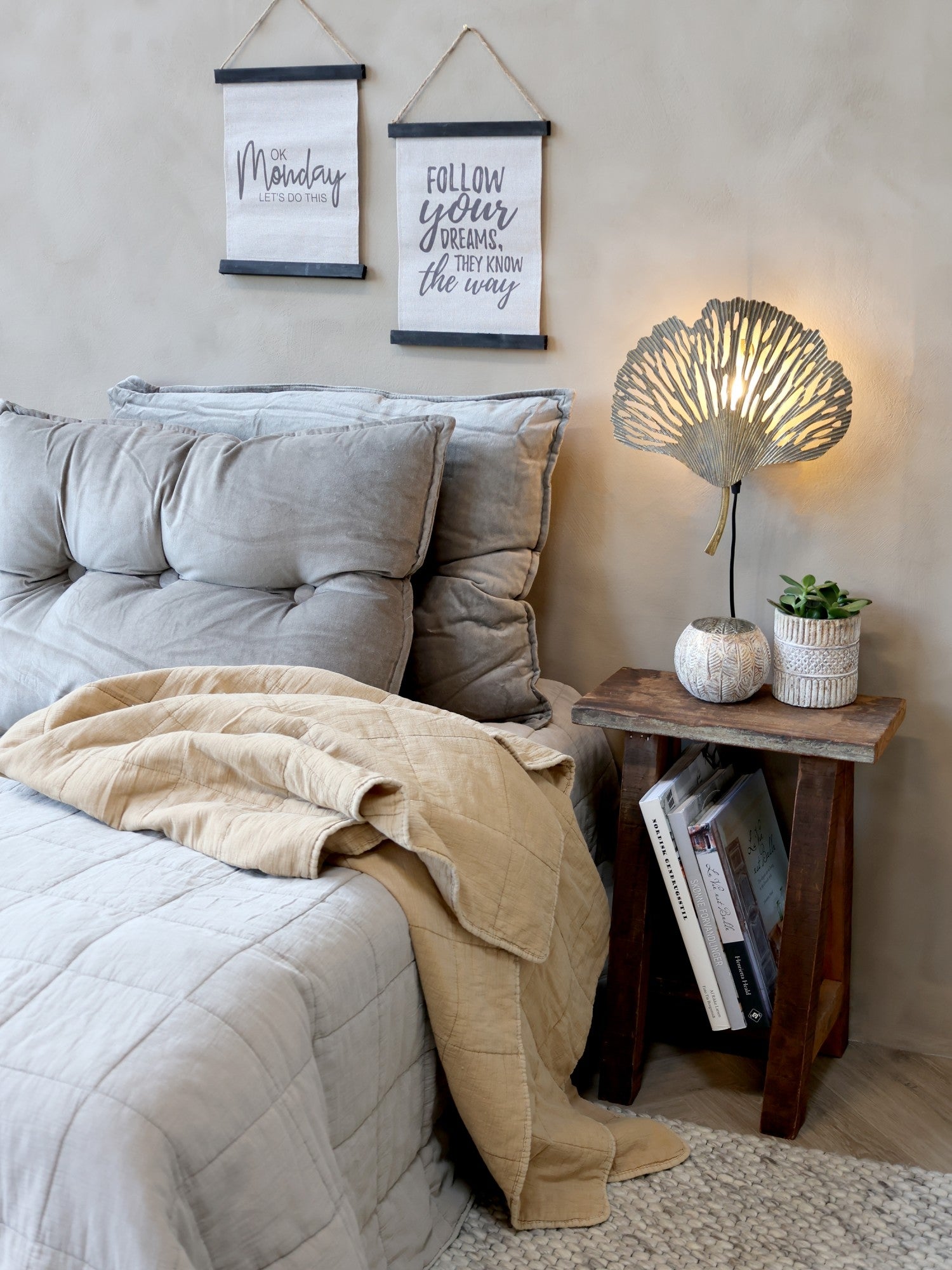 Vintage quilt i flere farver fra Chic Antique