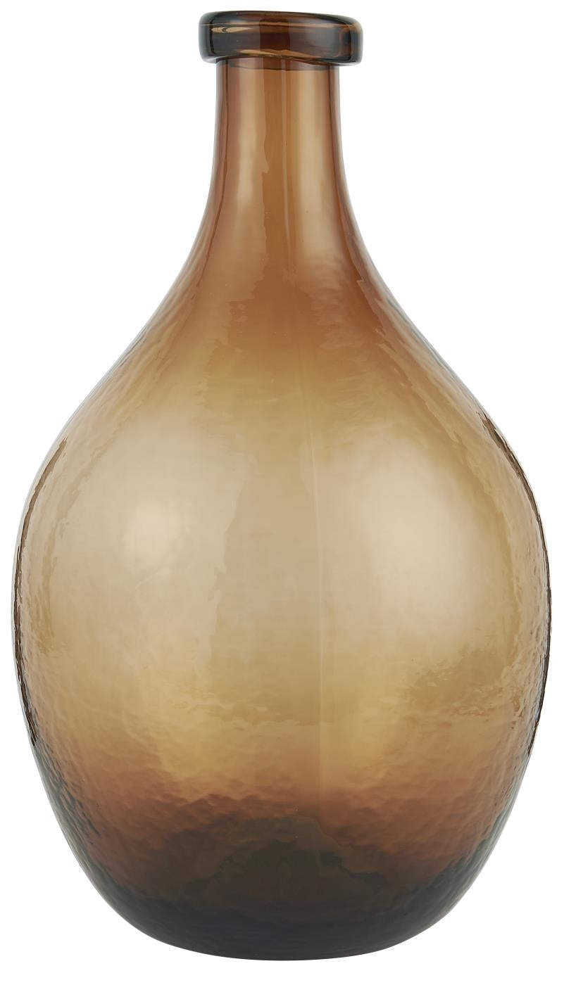 Vase i brunt glas - Stor